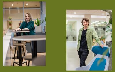 Dana, adviseur gedrag bij Dienst Toeslagen, en Marc, onderzoeker Rijksuniversiteit Groningen